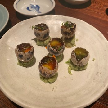 Sushi Sake - Quail Egg Shots - Japanese Near Me - Richardson, Texas Sushi Sake - Quail Egg Shots - Japanese Near Me - Richardson, Texas