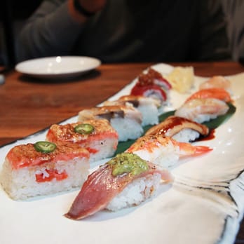 Minami - premium aburi sushi lunch sampler - Japanese Near Me - Vancouver, British Columbia Minami - premium aburi sushi lunch sampler - Japanese Near Me - Vancouver, British Columbia
