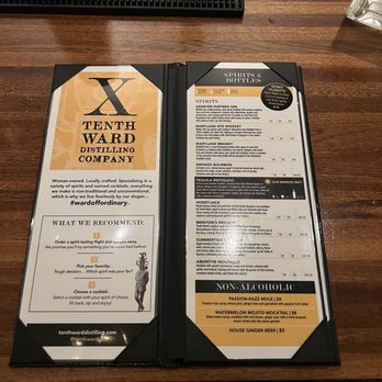 Tenth Ward Distilling Company - Drink menu - Distilleries Near Me - Frederick, Maryland Tenth Ward Distilling Company - Drink menu - Distilleries Near Me - Frederick, Maryland