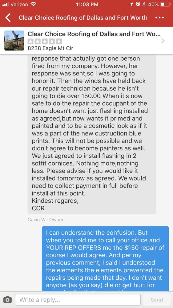 Slide of Clear Choice Roofing of Dallas and Fort Worth