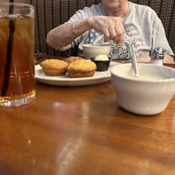 Safari Miles - Complimary Soup (Potato) and Corn Bread Muffins