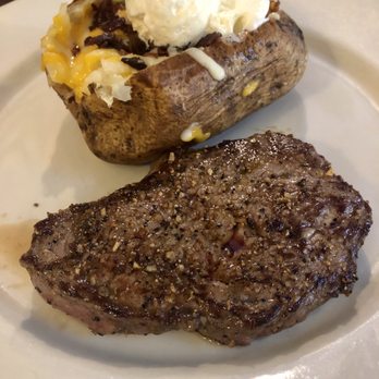 Tbonz Steakhouse - 6 oz sirloin w/ loaded potato - Steakhouses Near Me - Augusta, Georgia