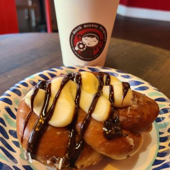 Dutch Monkey Doughnuts - Chocolate peanut butter knot - Donuts Near Me - Cumming, Georgia Dutch Monkey Doughnuts - Chocolate peanut butter knot - Donuts Near Me - Cumming, Georgia