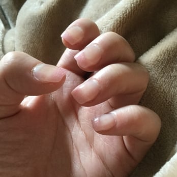 Allure Nails - Light pink glitter tips .. Very natural, very sastisfied! - Nail Salons Near Me - Elk Grove, California Allure Nails - Light pink glitter tips .. Very natural, very sastisfied! - Nail Salons Near Me - Elk Grove, California