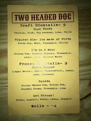 Menu photo 8 Two Headed Dog Houston, TX Menu photo 8 Two Headed Dog Houston, TX