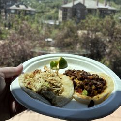 Two tacos minus onions