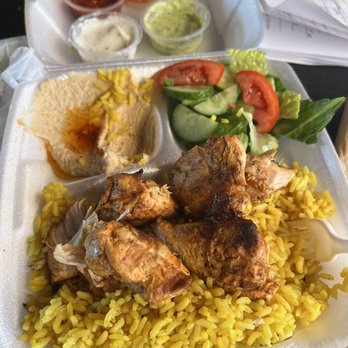 The Green Olive - The #3. Chicken Kabob - Mediterranean Near Me - Gardena, California The Green Olive - The #3. Chicken Kabob - Mediterranean Near Me - Gardena, California
