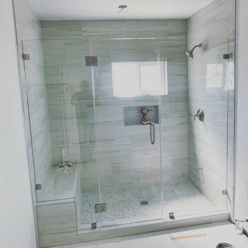 D&E Glass - Glass to Glass Hinge swing door BN Hardware - Glass & Mirrors Near Me D&E Glass - Glass to Glass Hinge swing door BN Hardware - Glass & Mirrors Near Me