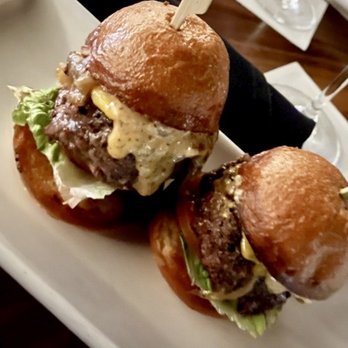 Alle on 66 - The wagyu beef sliders burgers! That cheese was EVERYTHING yum!!! - Lounges Near Me - Las Vegas, Nevada