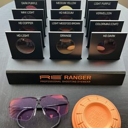 Heavyglare Eyewear - RE Ranger is a popular brand for trap and skeet shooting. There's many different colors available even in your prescription.