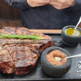 Asadero Ballard - Porterhouse served on iron skillet - Mexican Near Me - Seattle, Washington
