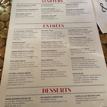 Kingfish Kitchen & Cocktails - Brunch menu - Cajun/Creole Near Me - New Orleans, Louisiana Kingfish Kitchen & Cocktails - Brunch menu - Cajun/Creole Near Me - New Orleans, Louisiana