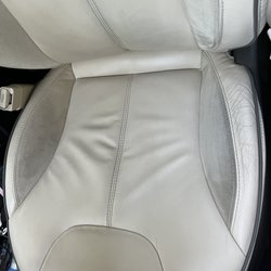 Prestige Auto Works - Interior of car. What had previously been a pretty badly stained seat!