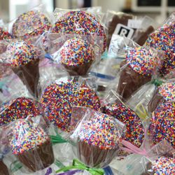 Raymer's Homemade Candies - Ice cream cone and cupcake chocolate lollipops
