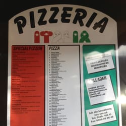 Pizzeria Italia - The menu