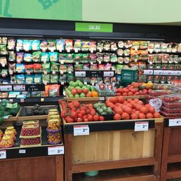 the produce section of a grocery store