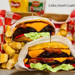 Cake Jewel Custom Cakes - Burger cake