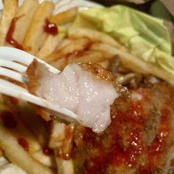 E & J Seafood - Once getting a piece of fish; it is far from well done! In fact; it's not done enough for my taste!