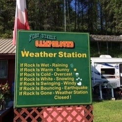 Fort Steele Campground - Weather station