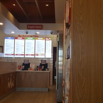 Smoothie King - Menu board and register. - Juice Bars & Smoothies Near Me - Avon, Indiana