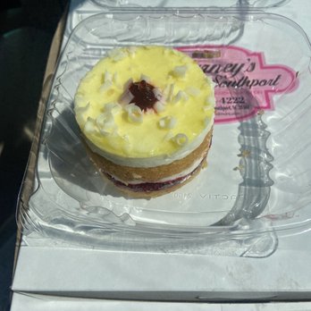 Burney's Bakery - Raspberry Lemon Drop cake - Bakeries Near Me - Southport, North Carolina