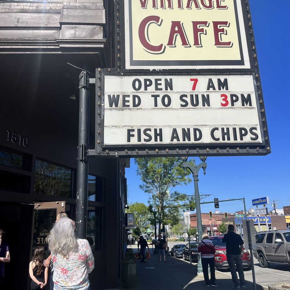 Vintage Cafe - Outside - American Near Me - Everett, Washington Vintage Cafe - Outside - American Near Me - Everett, Washington