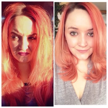 Miamore Beauty Salon - before/after... my head is a few pounds lighter now! - Day Spas Near Me - Centreville, Virginia Miamore Beauty Salon - before/after... my head is a few pounds lighter now! - Day Spas Near Me - Centreville, Virginia
