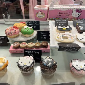 Hello Kitty Cafe - A few of the menu options! - Themed Cafes Near Me - Las Vegas, Nevada
