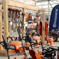 Brodner Equipment - Husqvarna Snowblowers, chainsaws, trimmers, tillers, walkbehind mowers, tractors and zeroturns.