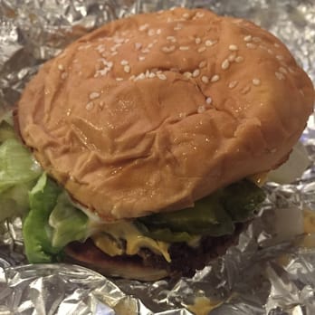 Five Guys - a hamburger wrapped in tin foil - Burgers Near Me - Allentown, Pennsylvania
