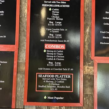 Bubba Ts' Kitchen - Menu - Seafood Near Me - Conroe, Texas