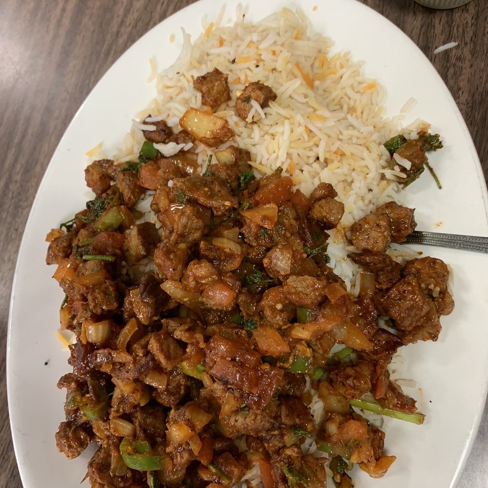 Crave King Restaurant - Lamb Ghallaba Over Rice - Arabic Near Me - Lackawanna, New York