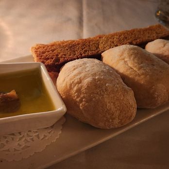 La Terrazza - Complimentary bread with an garlic olive oil - Italian Near Me - Vancouver, British Columbia