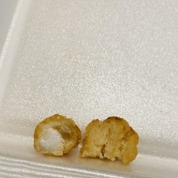 Zheng Zhong - LEMON CHICKEN: On the right is a piece of battered chicken on the left is what I can only describe as a white foreign material! - Thai Near Me - Afton, Wyoming Zheng Zhong - LEMON CHICKEN: On the right is a piece of battered chicken on the left is what I can only describe as a white foreign material! - Thai Near Me - Afton, Wyoming
