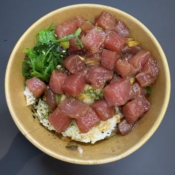 MoDo Hawaii - Shoyu poke rice bowl - Donuts Near Me - Santa Clara, California MoDo Hawaii - Shoyu poke rice bowl - Donuts Near Me - Santa Clara, California