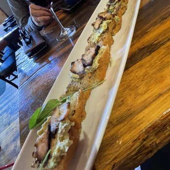 Hooked - Octopus toast I love both omg yummy portions - Sushi Bars Near Me - Avon, Colorado Hooked - Octopus toast I love both omg yummy portions - Sushi Bars Near Me - Avon, Colorado