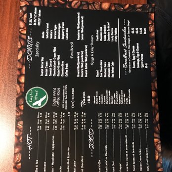 Eagles Wind Coffee House - Menu. - Coffee & Tea Near Me - Shamokin Dam, Pennsylvania Eagles Wind Coffee House - Menu. - Coffee & Tea Near Me - Shamokin Dam, Pennsylvania