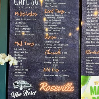 Cafe 86 -Roseville - Menu 9/2025 - Desserts Near Me - Roseville, California