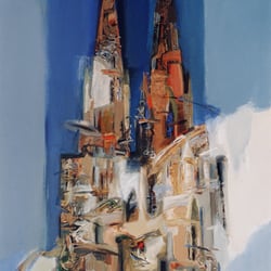 Kunstmaler Viktor Stricker - V.Stricker "Kölner Dom"