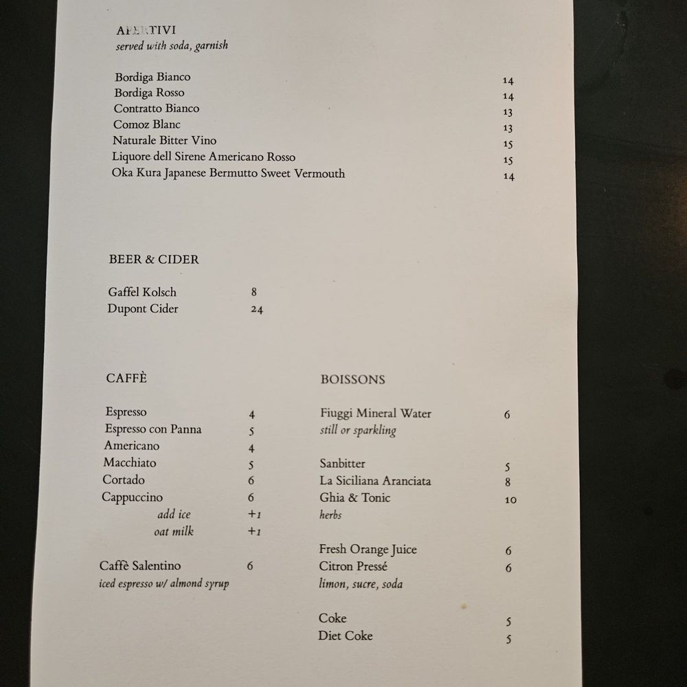 Casetta - Menu - Wine Bars Near Me - New York, New York Casetta - Menu - Wine Bars Near Me - New York, New York