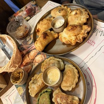 Pierogarnia Stary Młyn - Pierogi assortment - baked and steamed then fried - Polish Near Me - Gdańsk, PM
