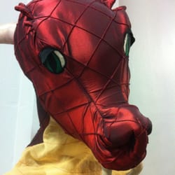Dragon costume from a touring performance