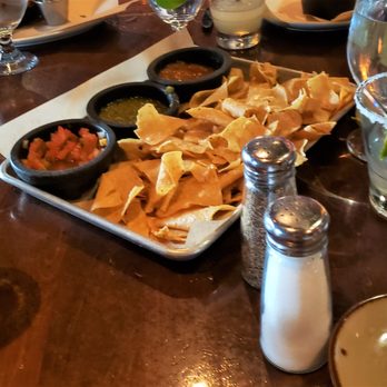 El Segundo Sol - Bottomless Chips & Salsa - Pico de Gallo, Roasted Tomatillo Salsa, and Charred Tomato Salsa - Mexican Near Me - Las Vegas, Nevada