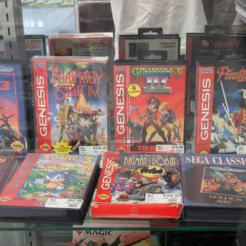 Retro Rewind - Old Genesis games - Video Game Stores Near Me - Milpitas, California