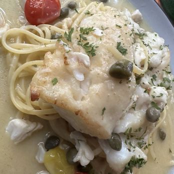 La Sera Italiana - Cod fish capers tomatoes lemon butter spaghetti - Italian Near Me - Philadelphia, Pennsylvania La Sera Italiana - Cod fish capers tomatoes lemon butter spaghetti - Italian Near Me - Philadelphia, Pennsylvania