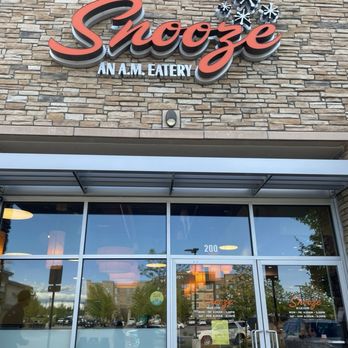 Snooze, an A.M. Eatery - Outside the store - Breakfast & Brunch Near Me - Westminster, Colorado Snooze, an A.M. Eatery - Outside the store - Breakfast & Brunch Near Me - Westminster, Colorado