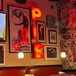 Red Brick Tap & Grill - Dining area with memorabilia