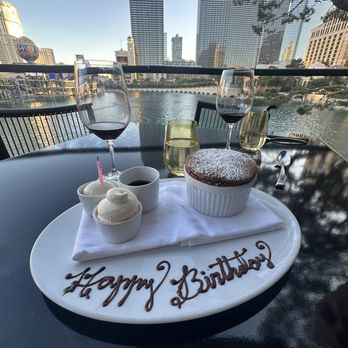 Spago - birthday dessert chocolate soufflé - New American Near Me - Las Vegas, Nevada Spago - birthday dessert chocolate soufflé - New American Near Me - Las Vegas, Nevada