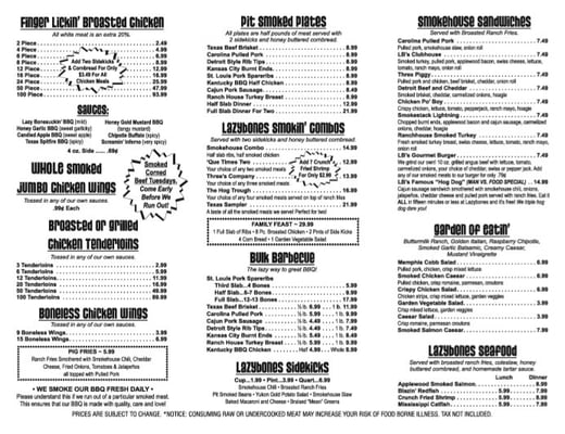 Lazybones Smokehouse by null