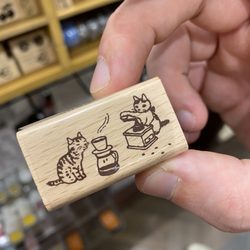Kinokuniya Bookstore - Katy - Cute little cat stamp